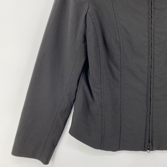 Snazzie Jacket Women's Small Petite Black Full Zip Long Sleeve Blazer Office - Picture 6 of 13